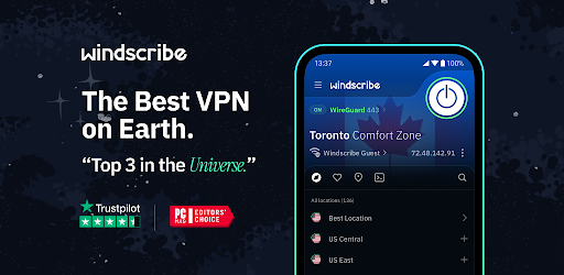 Windscribe: Fast & Secure VPN