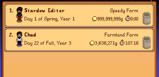Save Editor for Stardew Valley